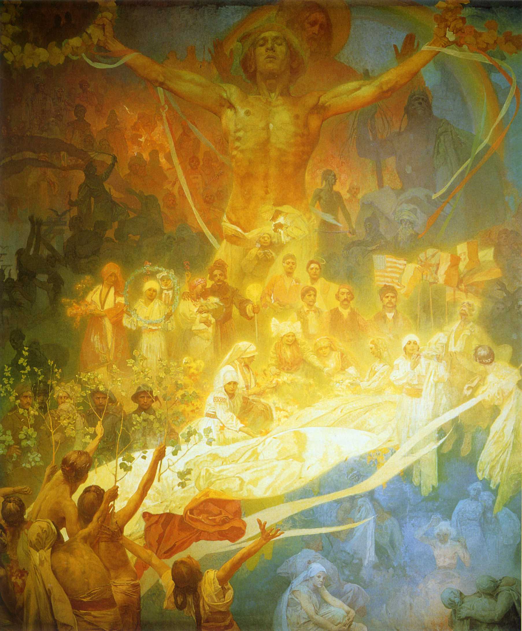 The Apotheosis of the Slavs (1925) - Alphonse Mucha Tablo kanvas tablo