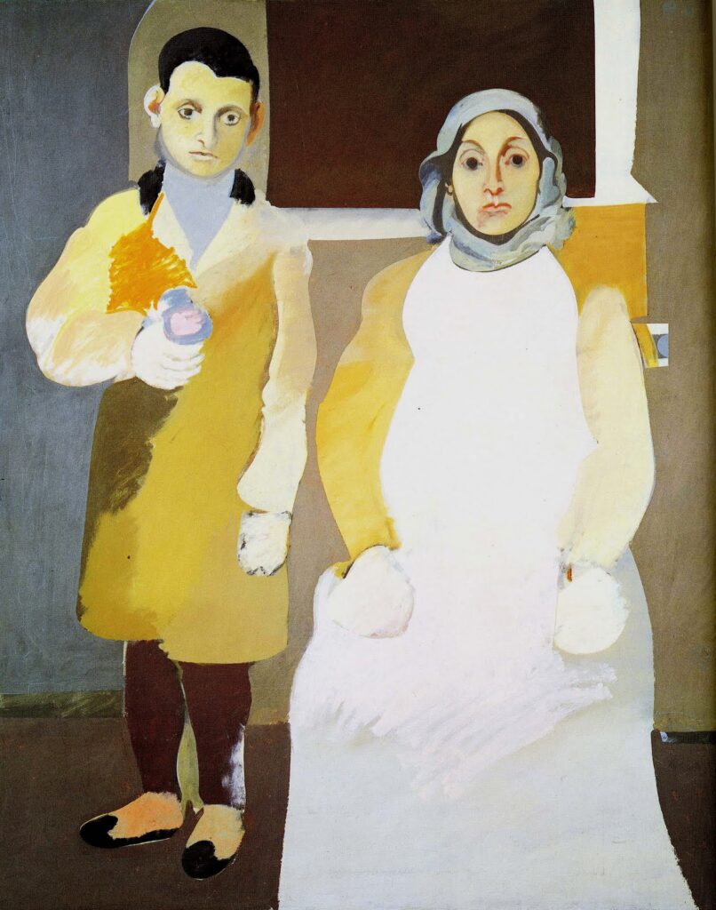 The Artist and His Mother (1926) – Arshile Gorky Tablo