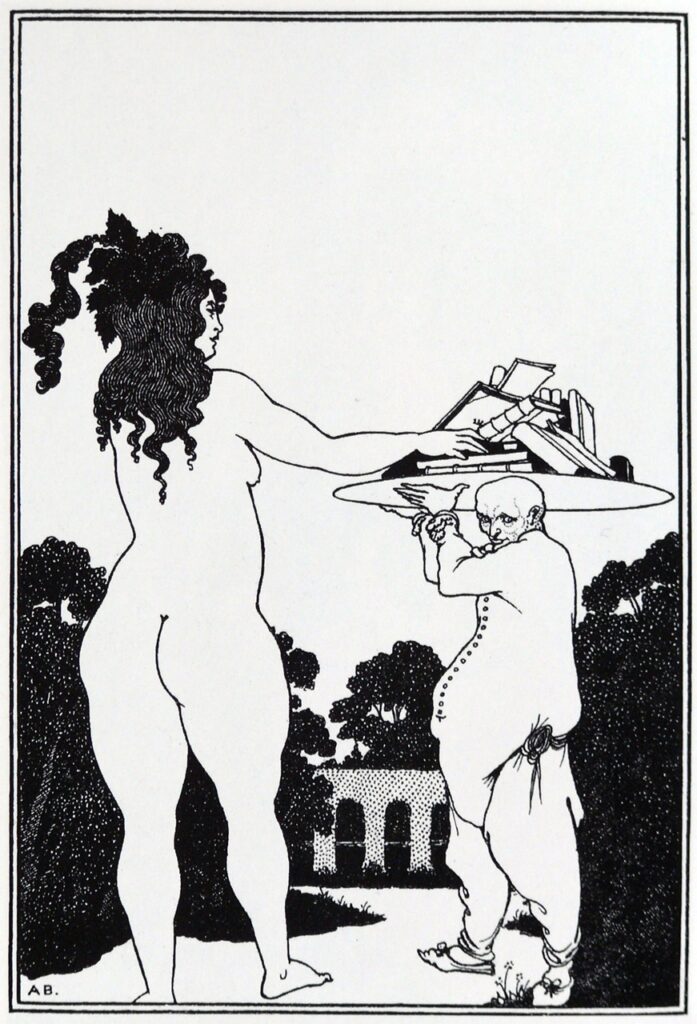 The Artist' Bookplate - Aubrey Beardsley Tablo