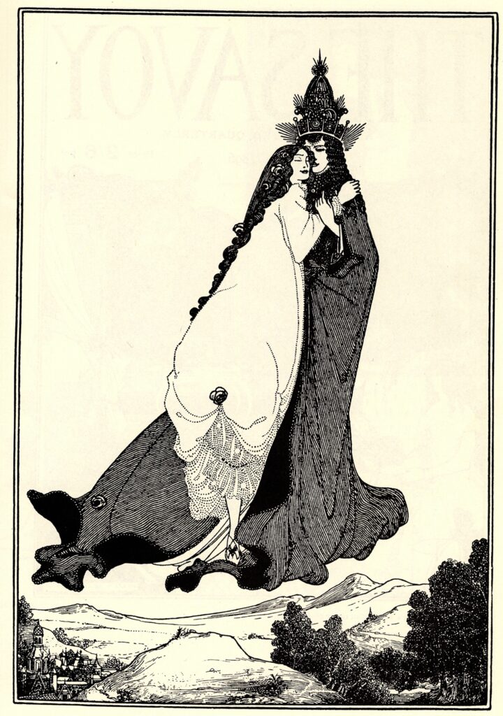 The Ascention of Saint Rose of Lima (1896) – Aubrey Beardsley Tablo