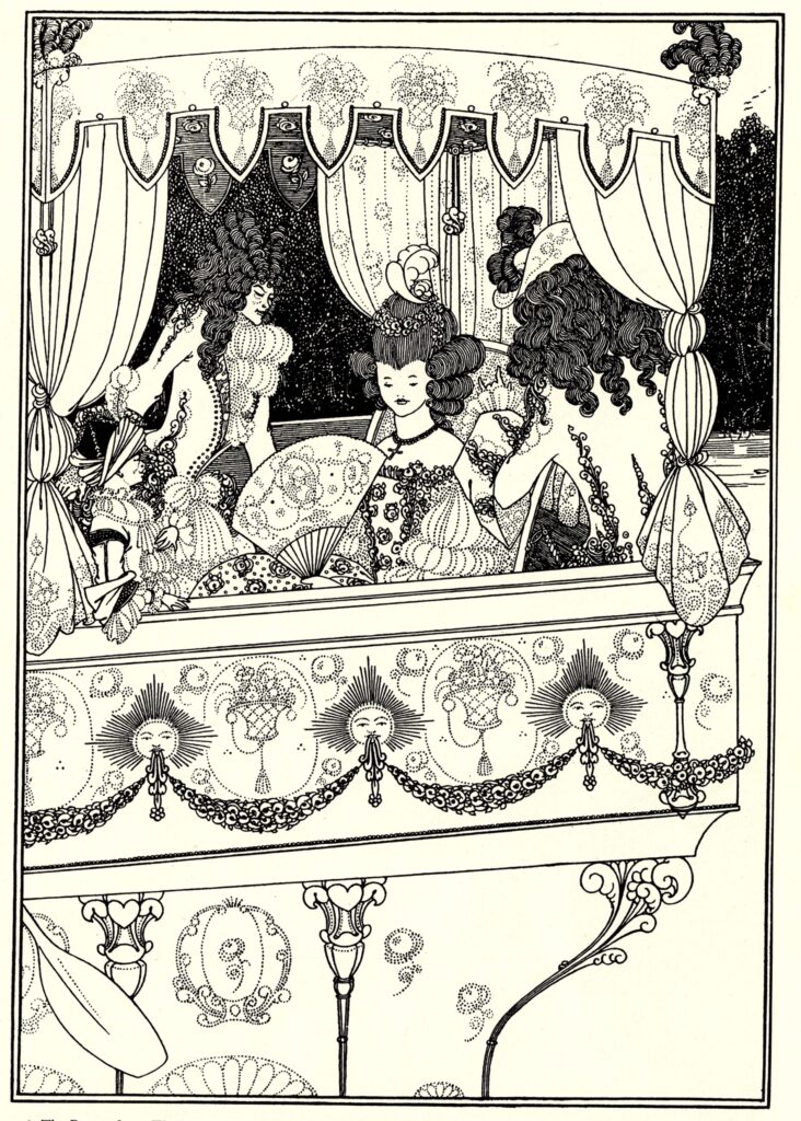 The Barge (1896) - Aubrey Beardsley Tablo