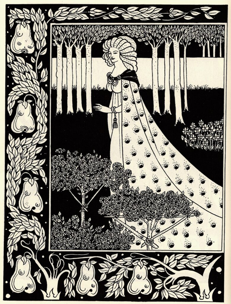 The Beale Isoud at Joyous Gard (1893) - Aubrey Beardsley Tablo