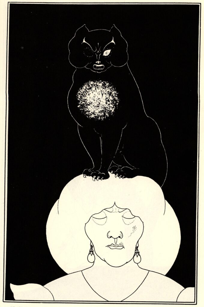 The Black Cat (1894) - Aubrey Beardsley Tablo