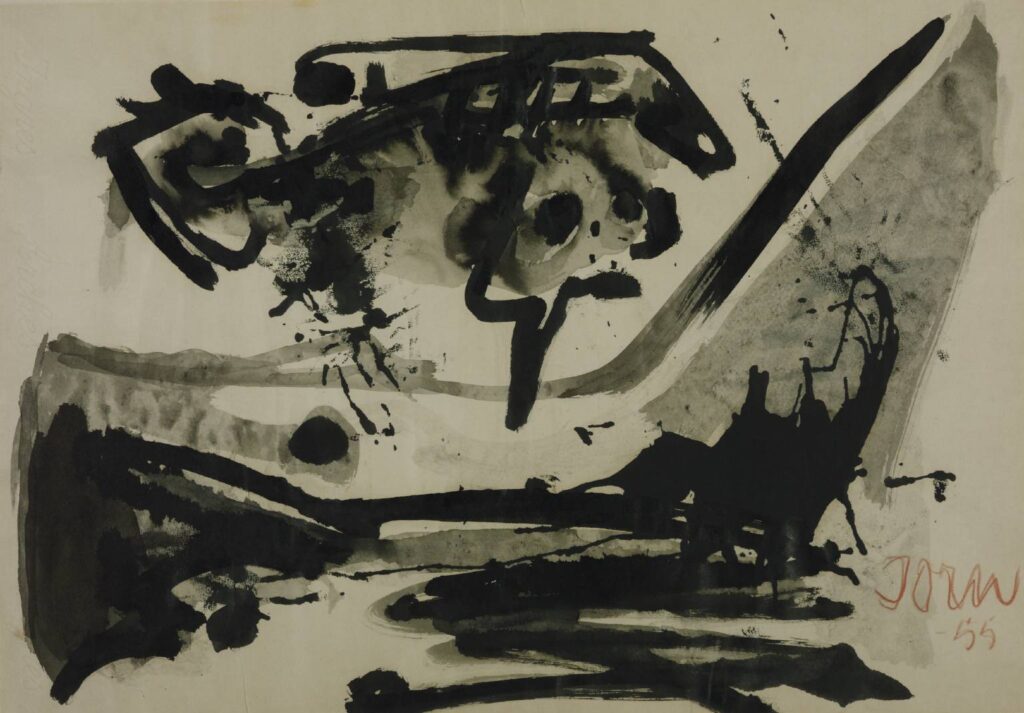 The Black Flight (1955) – Asger Jorn Tablo