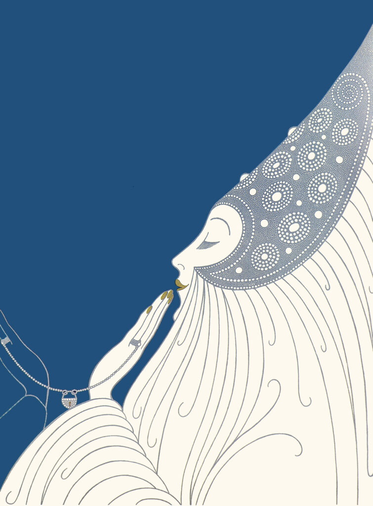 The Bride - Erté Tablo
