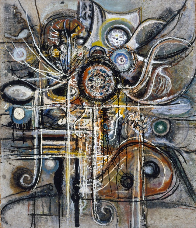 The Center (1943) – Richard Pousette-Dart Tablo