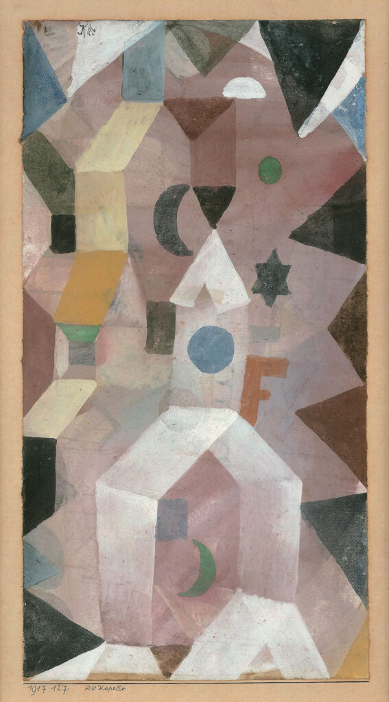 The Chapel (1917) - Paul Klee Tablo