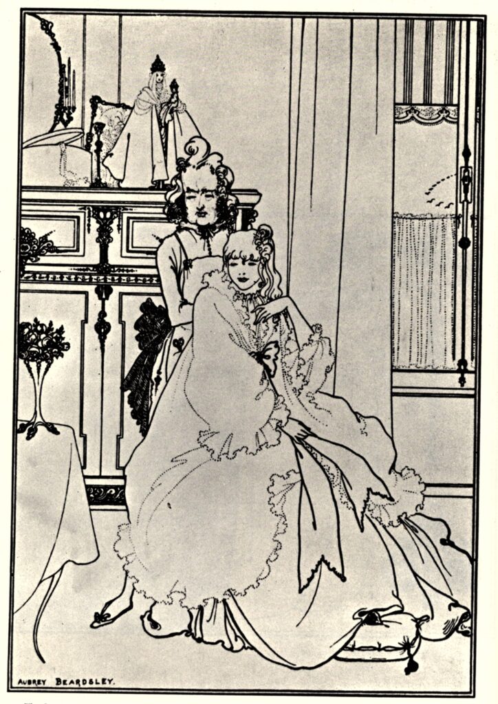 The Coiffing (1896) – Aubrey Beardsley Tablo