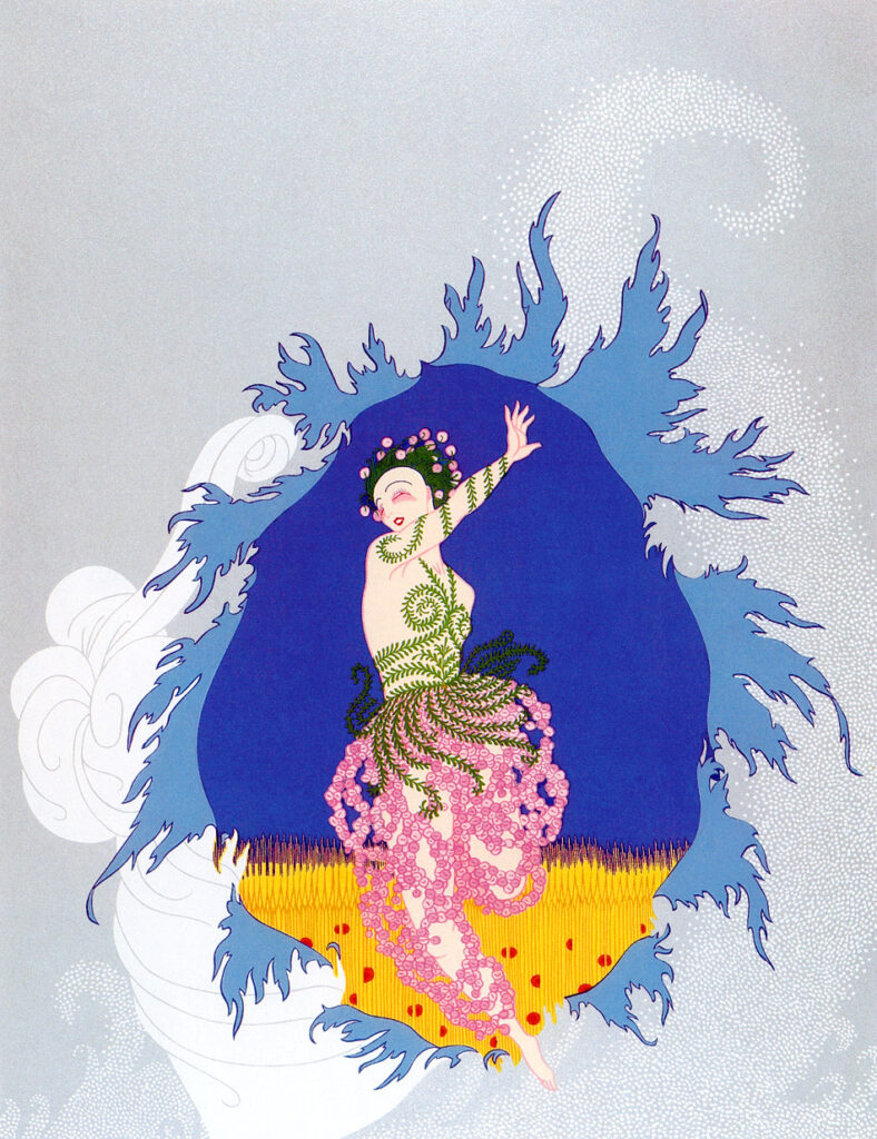 The Coming of Spring - Erté Tablo
