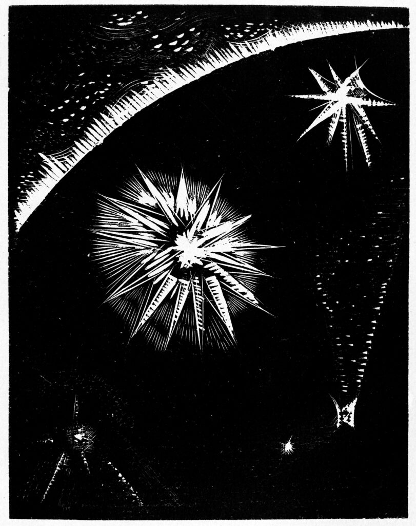 The Creation of the Starry Firmament (1924) - Paul Nash Tablo