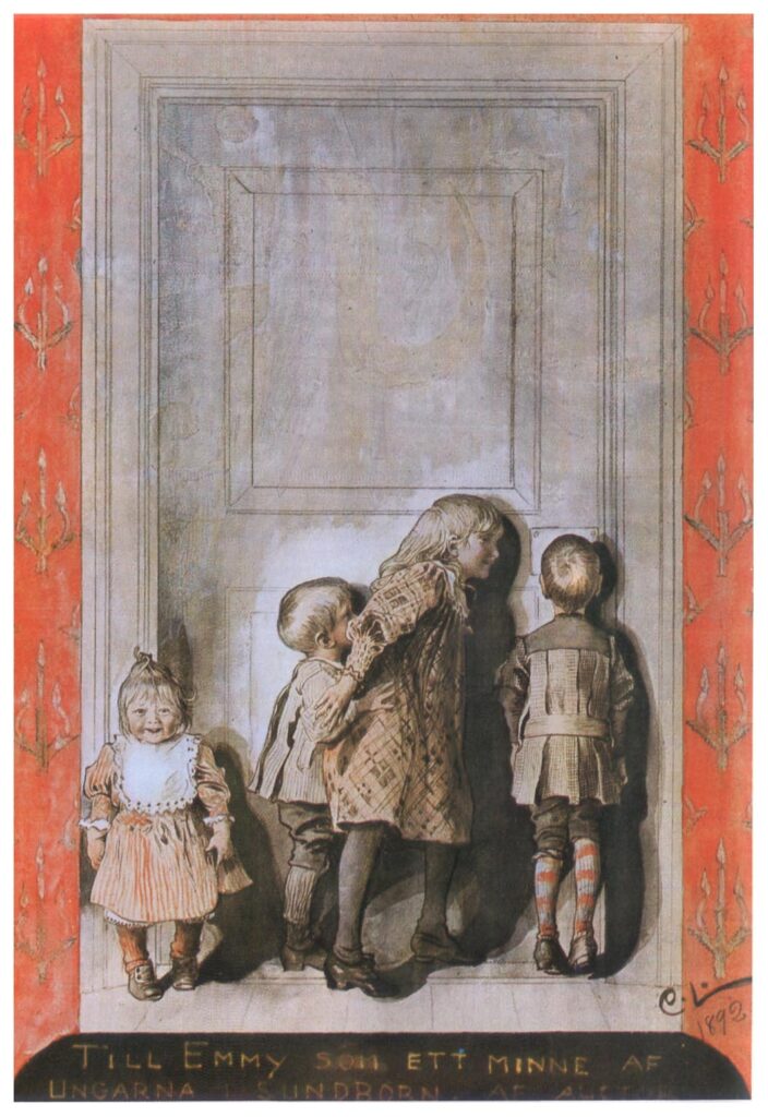 The Day Before Christmas (1892) - Carl Larsson Tablo