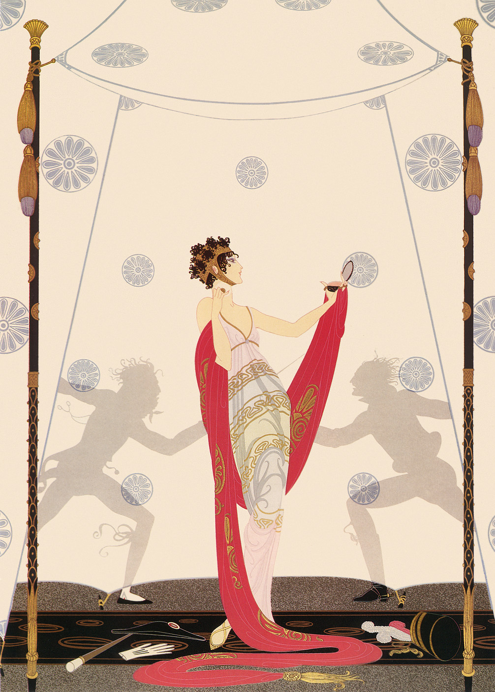 The Duel - Erté Tablo kanvas tablo