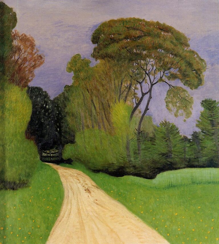 The Entrance to the Villa Beaulieu in Honfleur (also known as Before the Storm) (1916) – Félix Vallotton Tablo