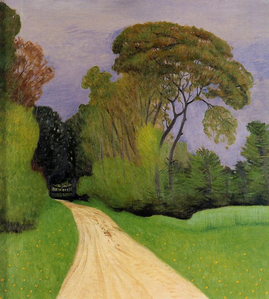 The Entrance to the Villa Beaulieu in Honfleur (also known as Before the Storm) (1916) - Félix Vallotton Tablo