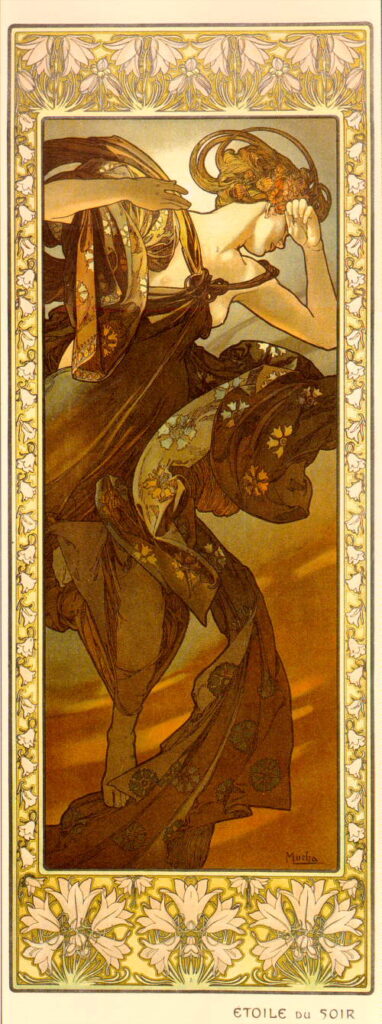 The Evening Star (1902) - Alphonse Mucha Tablo