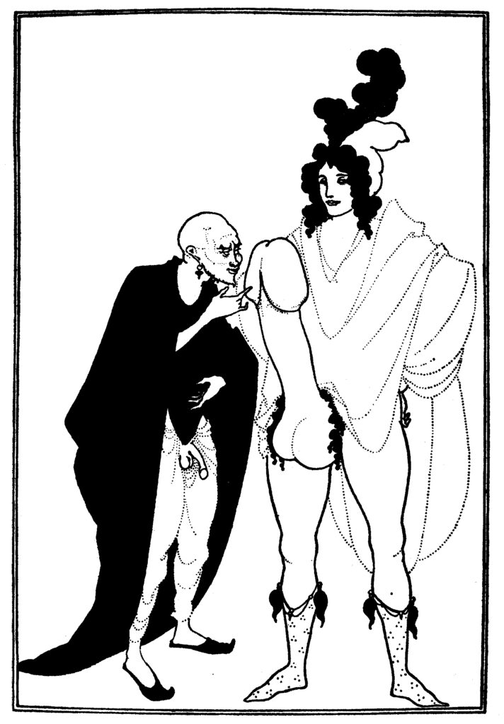 The Examination of the Herald (1896) - Aubrey Beardsley Tablo