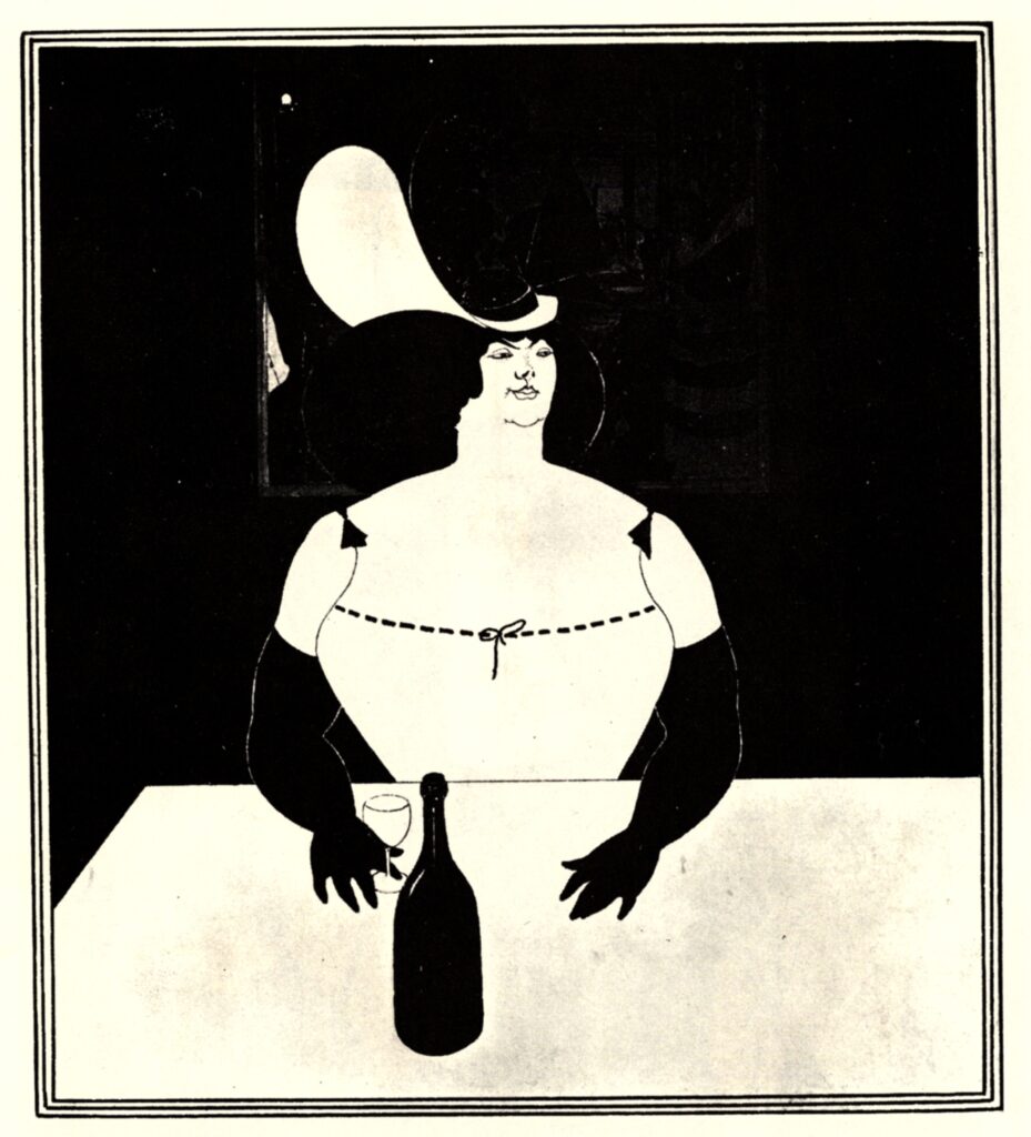 The Fat Woman (1894) – Aubrey Beardsley Tablo
