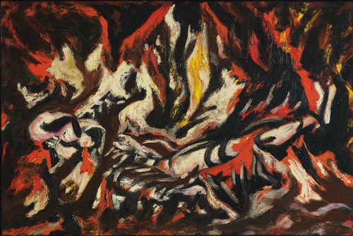 The Flame (1938) – Jackson Pollock Tablo
