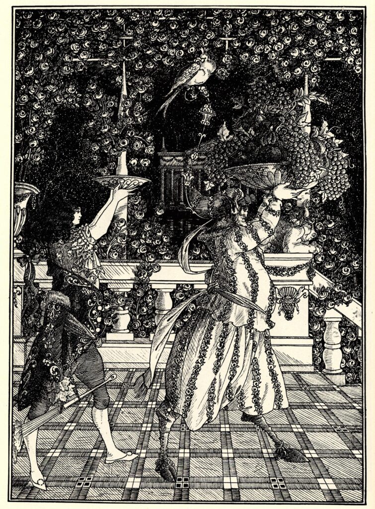 The Fruit Bearers (1895) - Aubrey Beardsley Tablo