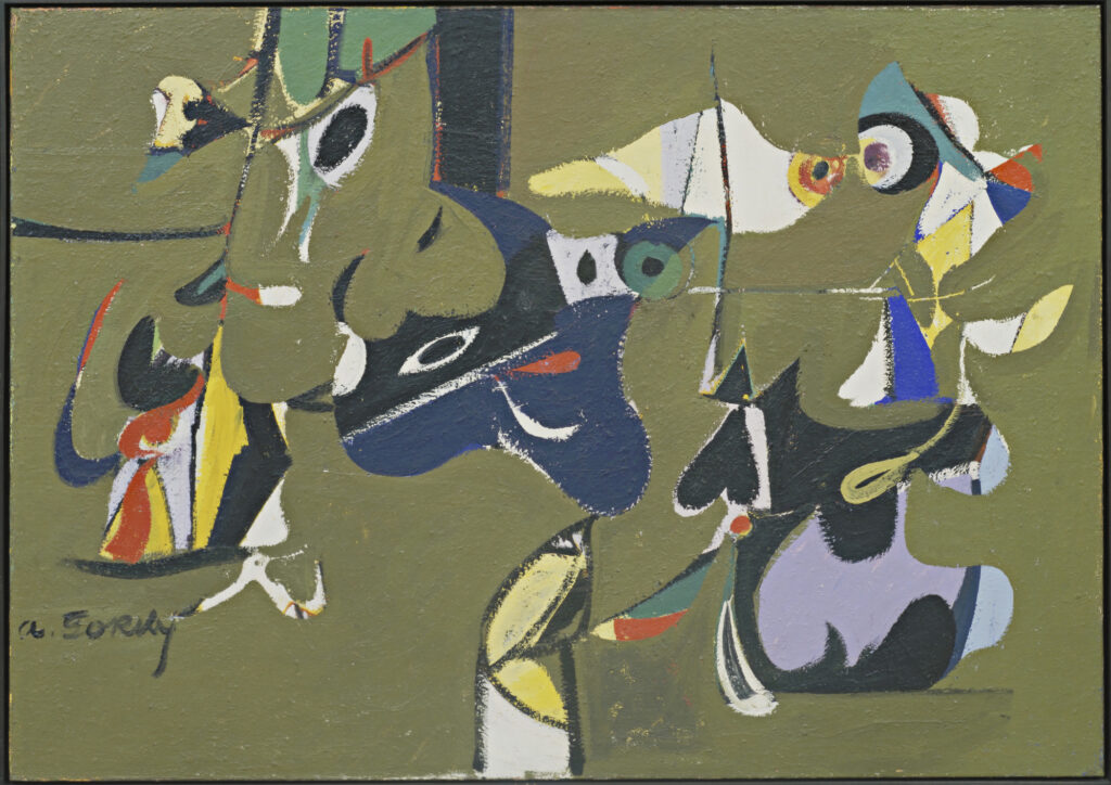 The Garden in Sochi (1941) - Arshile Gorky Tablo
