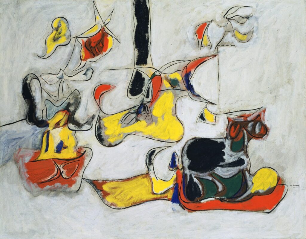 The Garden in Sochi (1943) – Arshile Gorky Tablo