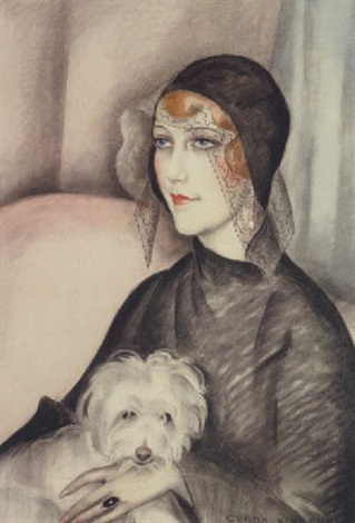 The Girl With The Dog – Gerda Wegener Tablo