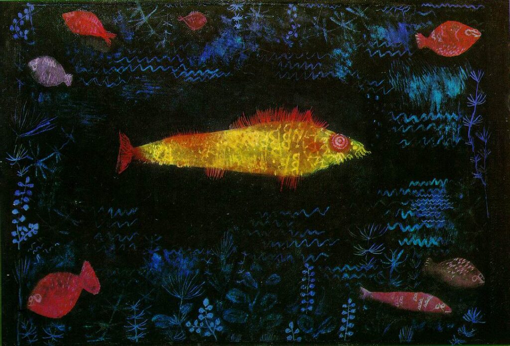 The Goldfish (1925) - Paul Klee Tablo