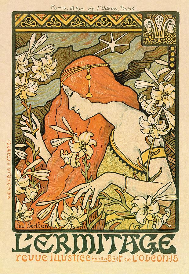 The Hermitage – Alphonse Mucha Tablo