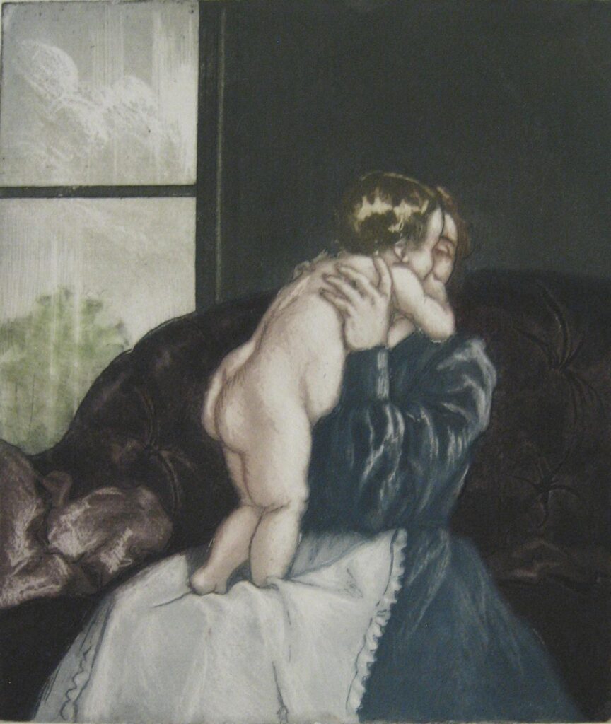 The Kiss - Charles Maurin Tablo