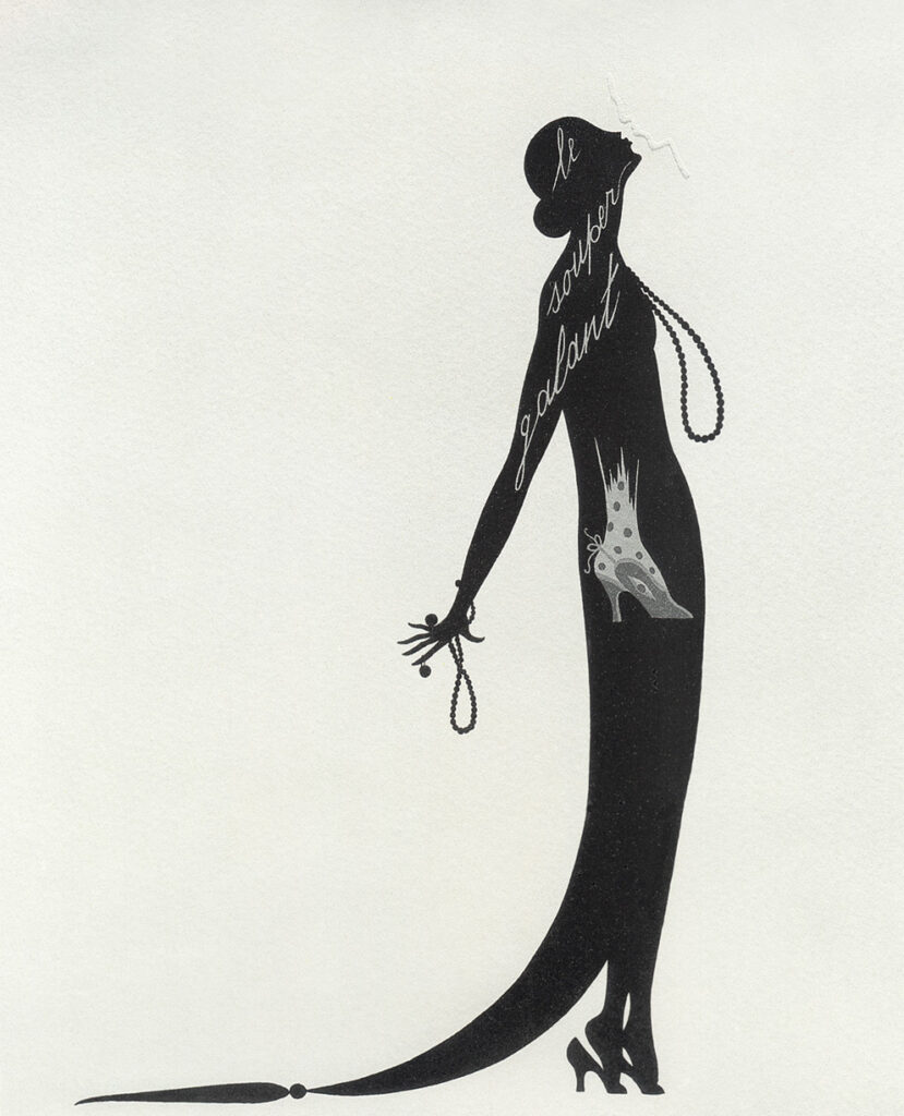 The Kiss - Erté Tablo