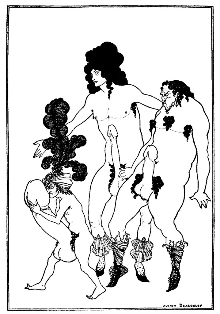 The Lacedaemonian Ambassadors (1896) - Aubrey Beardsley Tablo