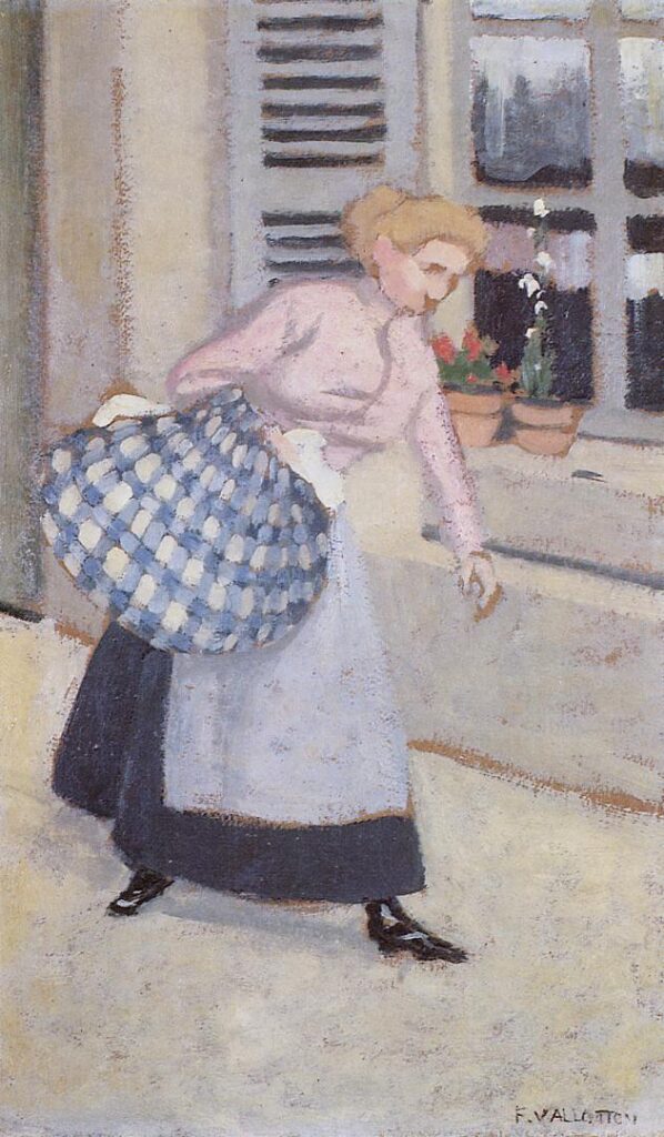 The Laundress (1895) - Félix Vallotton Tablo