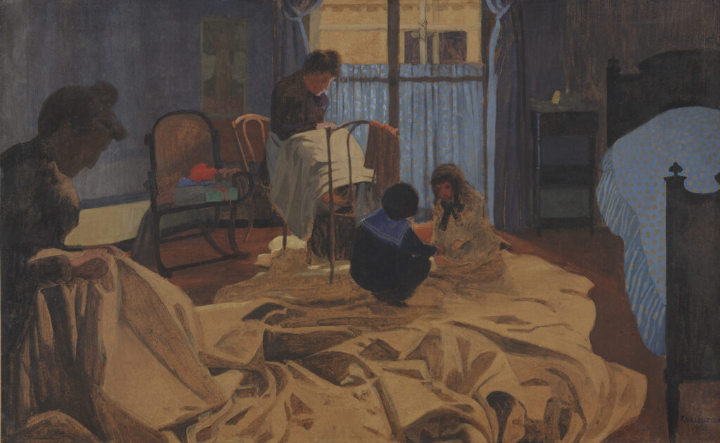 The Laundress, Blue Room (1900) - Félix Vallotton Tablo
