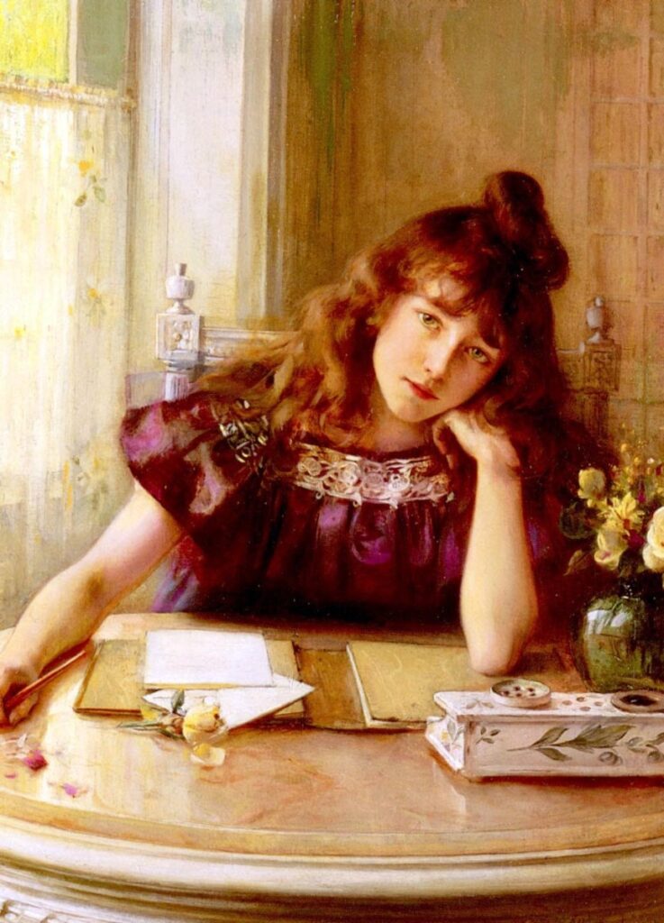 The Letter - Albert Lynch Tablo
