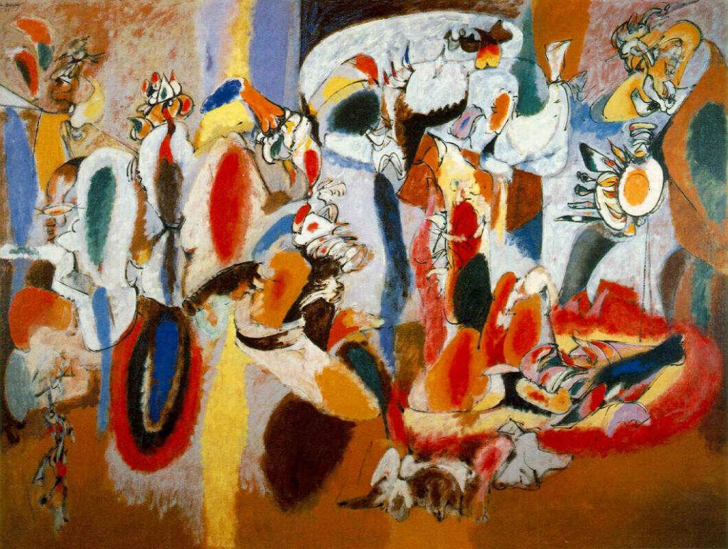 The Liver is the Cock’s Comb (1944) – Arshile Gorky Tablo