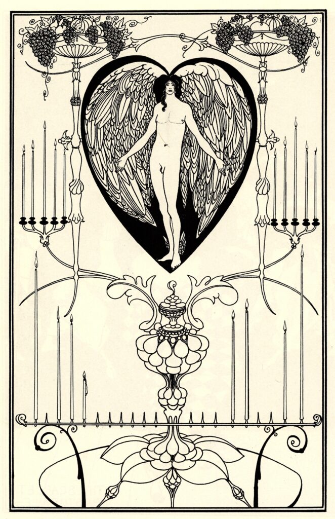 The Mirror of Love (1895) - Aubrey Beardsley Tablo