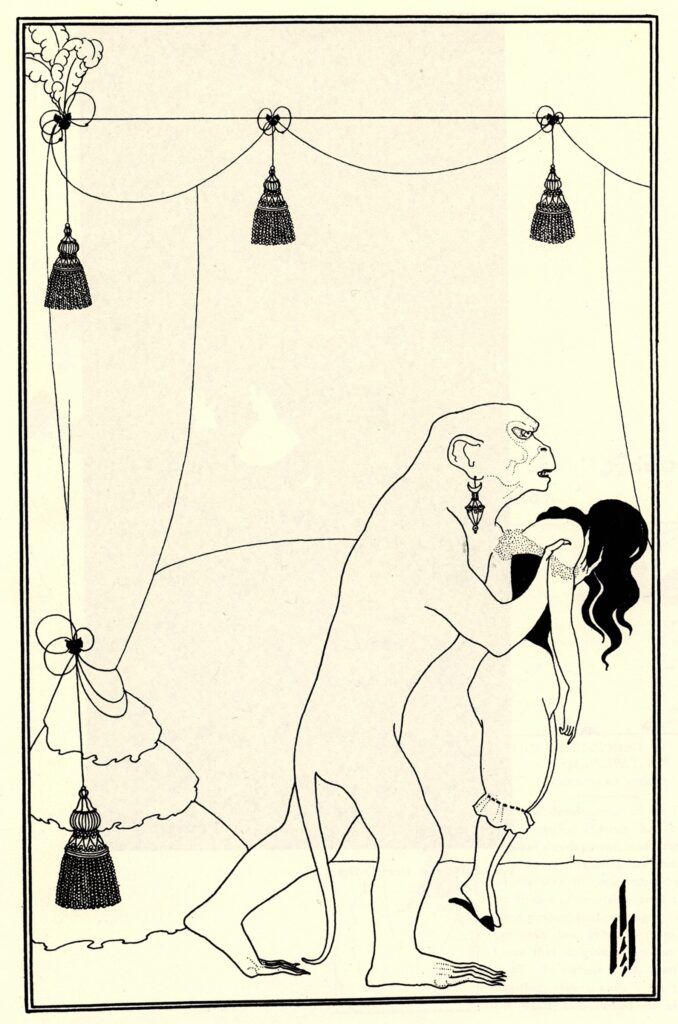 The Murders in the Rue Morgue (1894) - Aubrey Beardsley Tablo