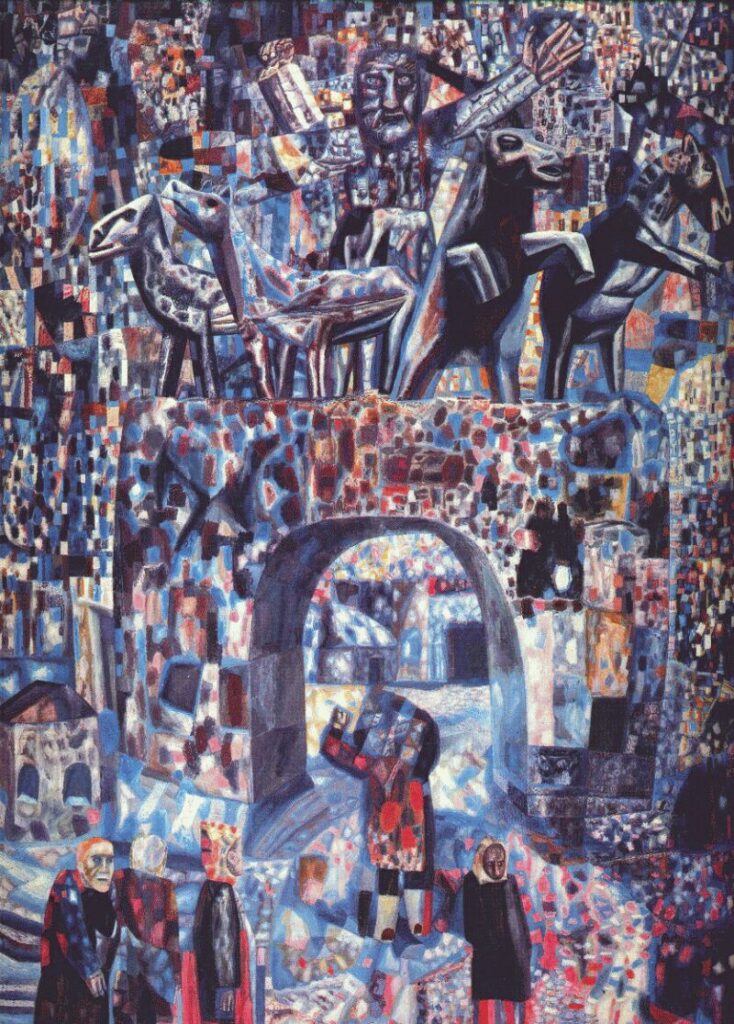 The Narva Gates (1929) – Pavel Filonov Tablo