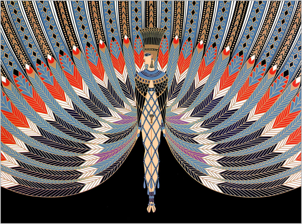 The Nile – Erté Tablo