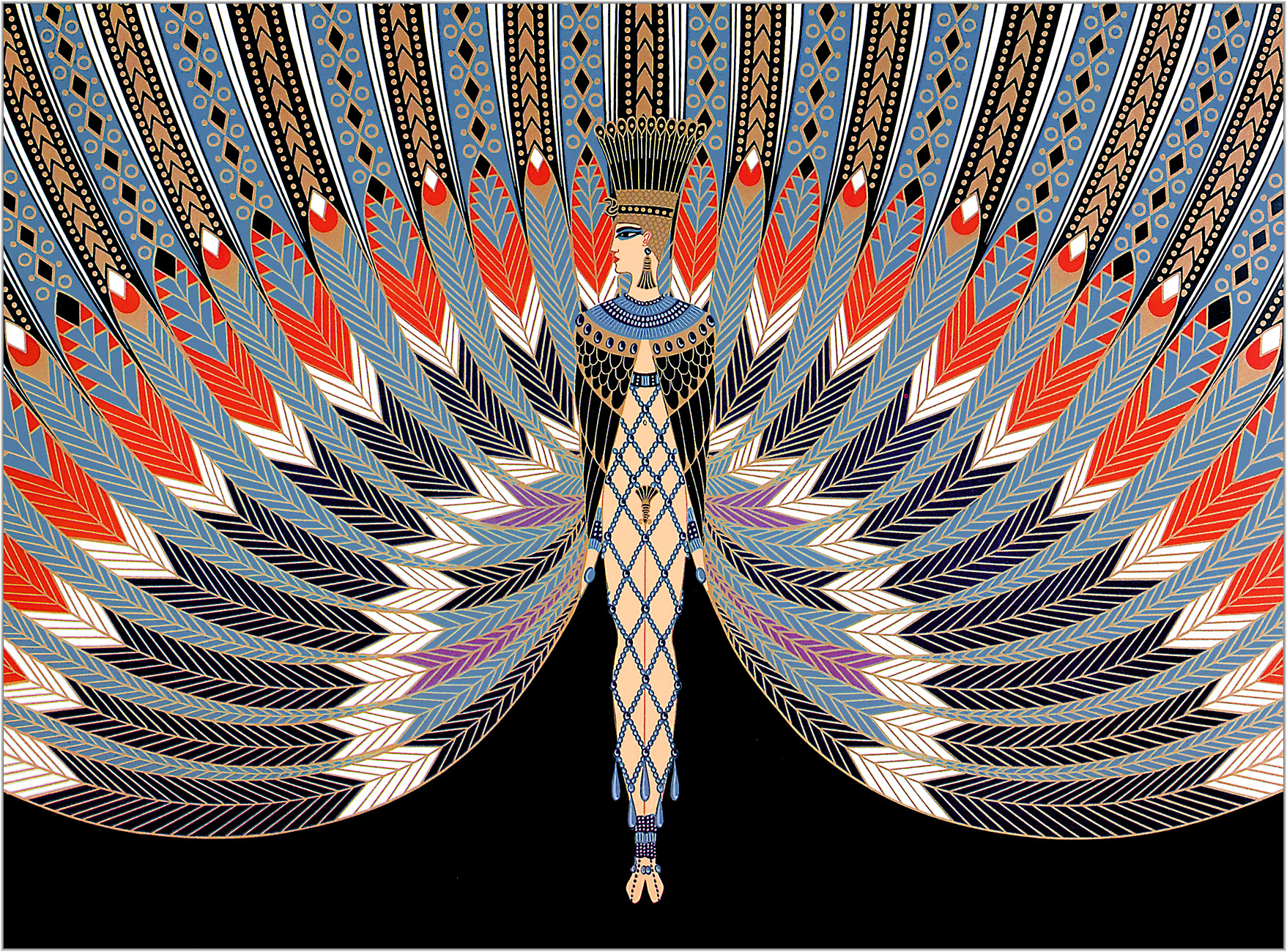 The Nile - Erté Tablo kanvas tablo