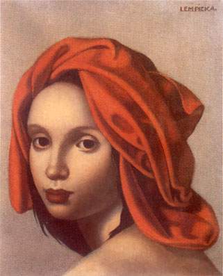 The Orange Turban (1935) – Tamara de Lempicka Tablo