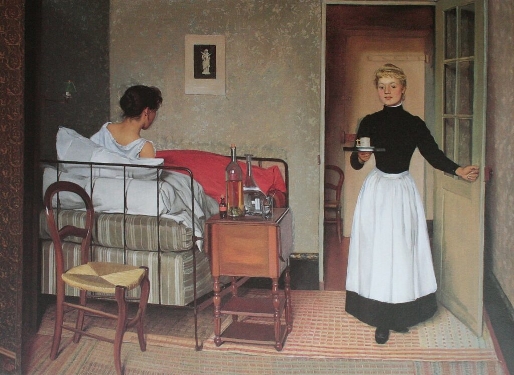 The Patient (1892) - Félix Vallotton Tablo