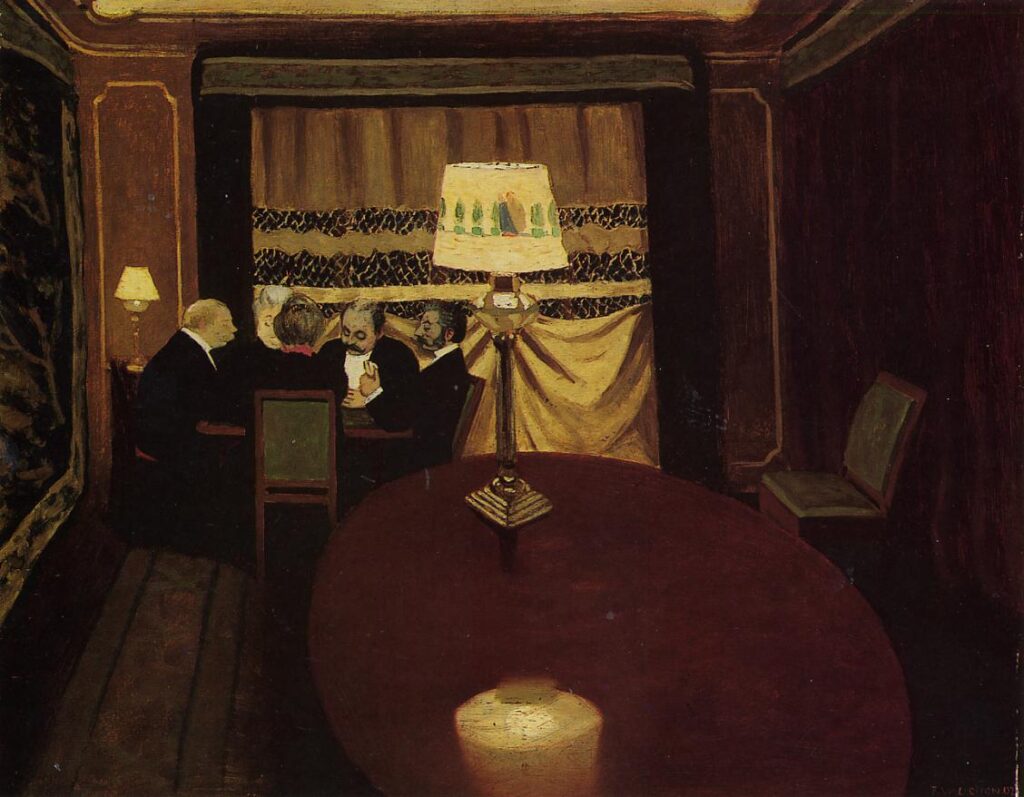The Poker Game (1902) - Félix Vallotton Tablo
