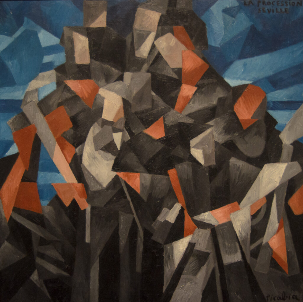 The Procession, Seville (1912) - Francis Picabia Tablo