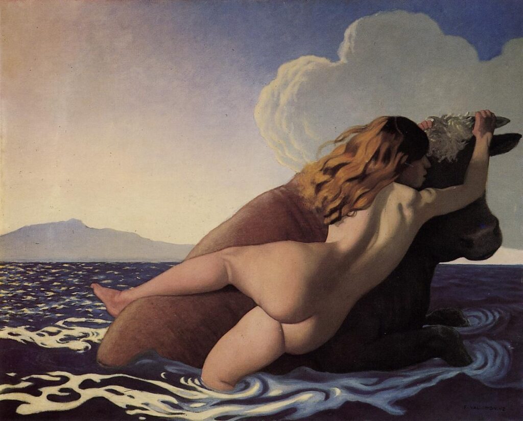 The Rape of Europa (1908) - Félix Vallotton Tablo