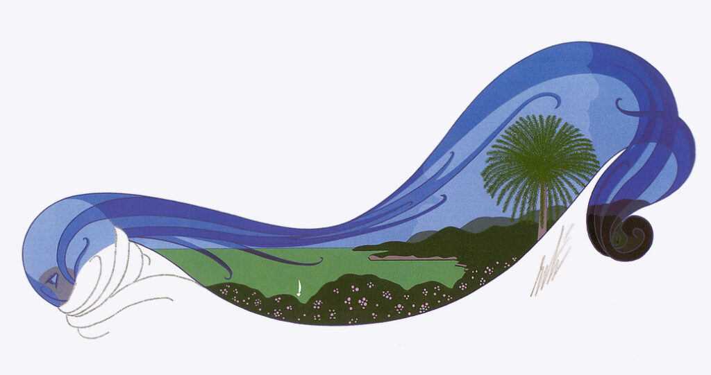 The Riviera – Erté Tablo