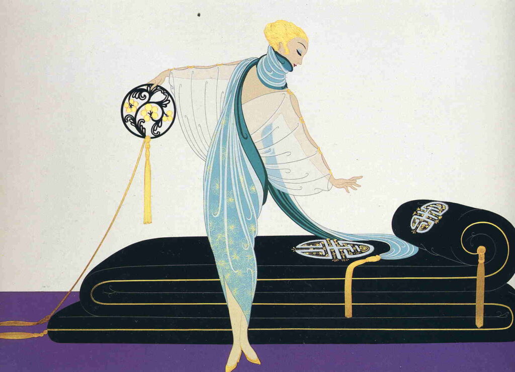 The Salon - Erté Tablo