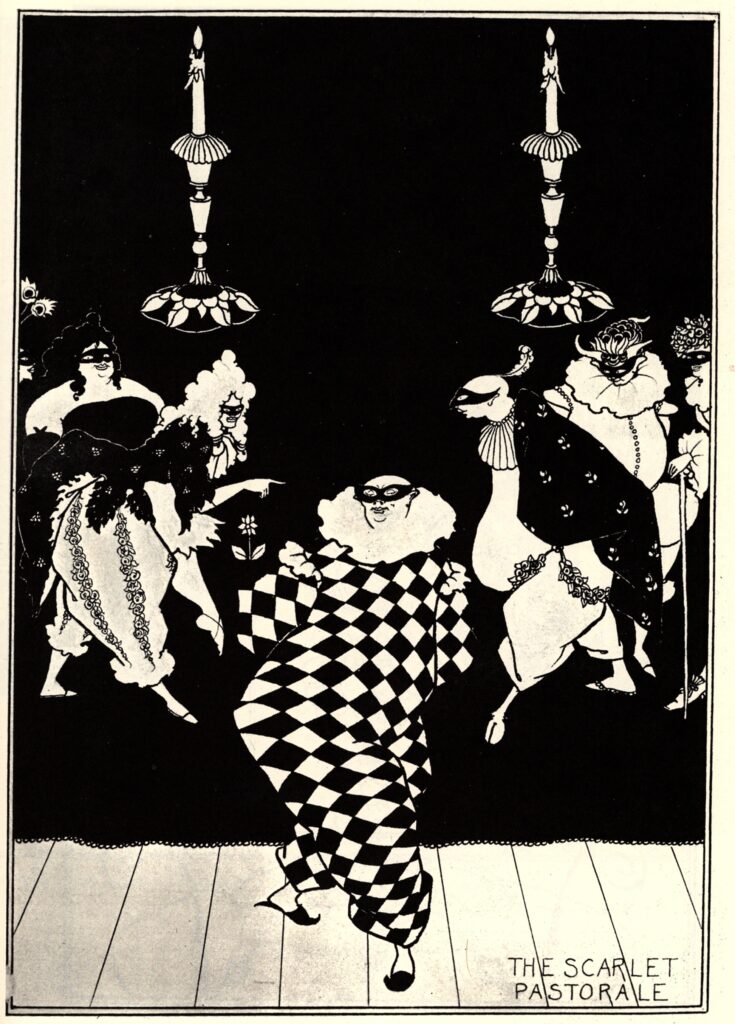 The Scarlet Pastorale (1895) - Aubrey Beardsley Tablo