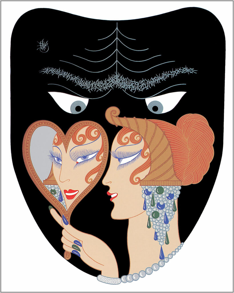The Seven Deadly Sins, Envy - Erté Tablo
