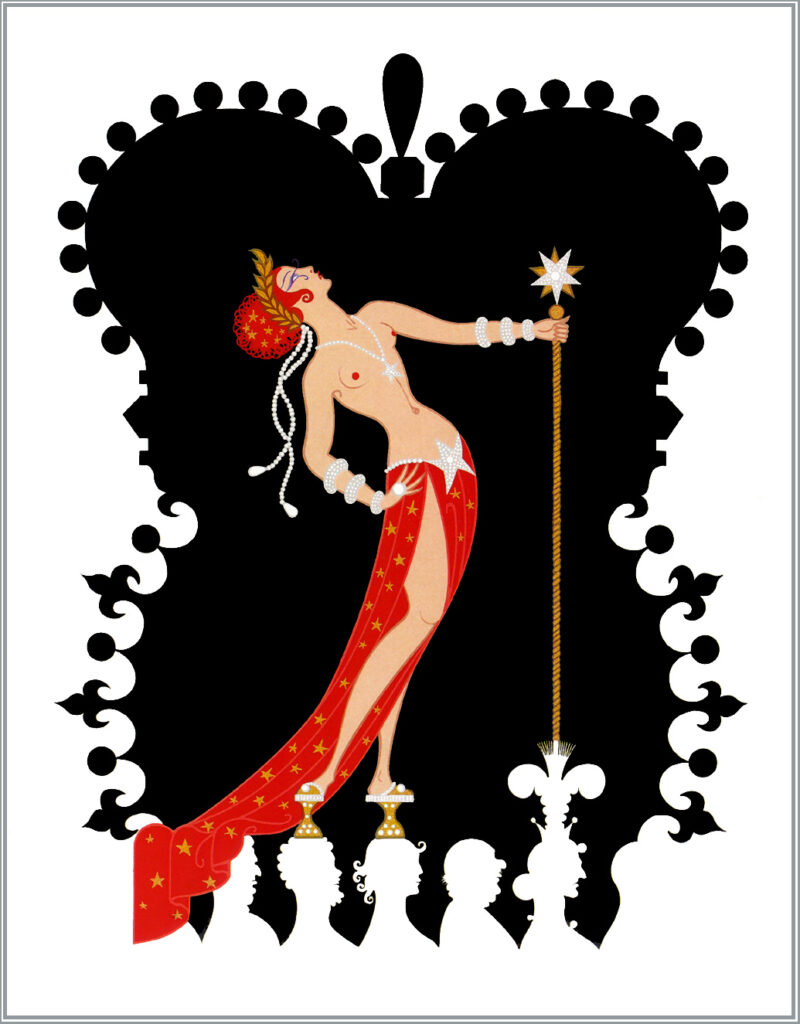The Seven Deadly Sins, Pride – Erté Tablo
